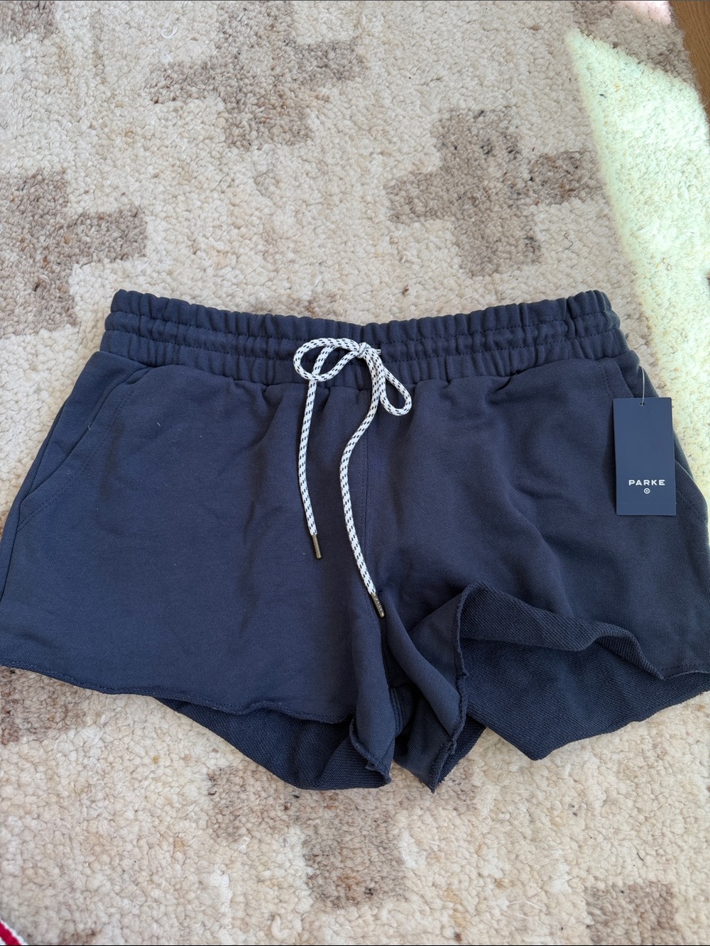 PARKE x Target Navy Women's Lounge Shorts with Drawstring